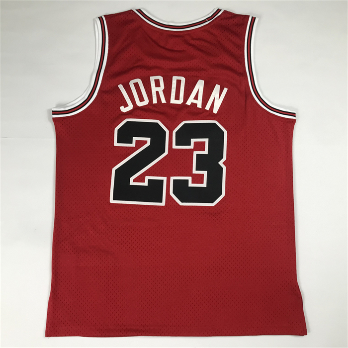 Camiseta Chicago Bulls Michael Jordan NO 23 Autentico 1984-85 Rojo